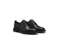 HUGO Scarpe Derby in pelle con logo goffrato - Style Lysander_derb_pllt, 50552580 Nero 39