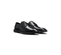 HUGO Scarpe Derby in pelle liscia con logo in rilievo - Style Gryff_Derb_lt, 50529049 Nero 45.5