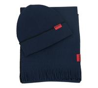 Hugo Sciarpa Zaschel 180 cm confezione regalo blu