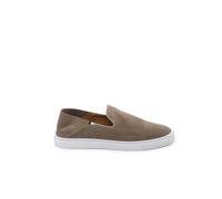 Hugo, ,Shoes ,Uomo ,Beige ,40 EU Sneakers Slip-On in Camoscio Beige