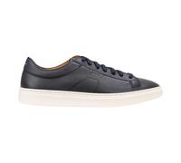 BOSS Sneakers low-top in pelle martellata con logo goffrato - Style Kieran_Tenn_bustd, 50557866 Blu scuro 44
