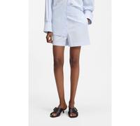 HUGO Shorts in popeline di cotone a righe verticali - Style Harite, 50559528 Righe azzurre 38