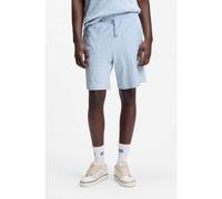 HUGO Shorts in spugna di cotone con jacquard leopardato - Style Nagushort, 50557799 Celeste XXL