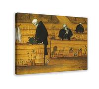 Hugo Simberg - Poster su tela, motivo: Il giardino della morte, decorazione per camera da letto, ufficio, stanza, regalo, 30 x 45 cm