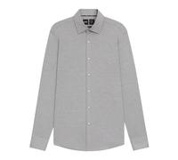 BOSS Camicia slim fit in flanella elasticizzata ad alte prestazioni spazzolata - Style P-HANK-kent-C1-222, 50550563 Argento 40