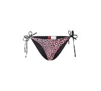 HUGO Slip bikini 'PURE_SIDE TIE' rosa chiaro / nero / bianco, Taglia XL