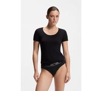 HUGO Slip in cotone elasticizzato con elastico in vita con logo in confezione da tre - Style TRIPLET BRIEF STRIPE, 50469657 Nero XL