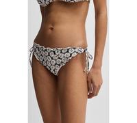 HUGO Slip per bikini con lacci laterali e bordi arricciati - Style RUFFLE SIDE TIE, 50540245 A disegni XL