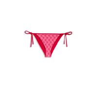 HUGO Slip per bikini con logo stampato a strati - Style MONOGRAM SIDE TIE, 50555665 Rosa M