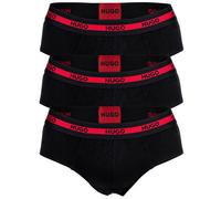 HUGO Slip rosso / nero Uomo HUGO XXL rosso / nero