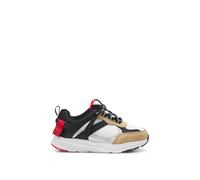 HUGO Sneakers bambini con dettagli in mesh e profili con logo - Style G01157/23B28, G01157 A disegni 37