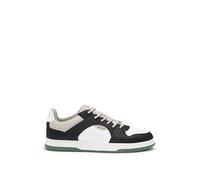 Hugo Sneakers da Uomo Hadrian Tenn realizzate in Diversi Materiali Come Ripstop e camoscio Imitazione Dimensioni, Open Green340, 46 EU