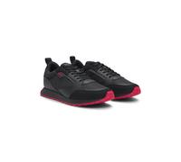 HUGO Sneakers in materiali misti con dettagli brandizzati - Style Icelin_Runn_pumf_N, 50536568 Nero 41