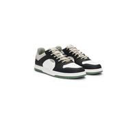 HUGO Sneakers in materiali misti con similpelle scamosciata e ripstop - Style Hadrian_tenn_nypu, 50536197 Calce 43