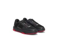HUGO Sneakers in mesh e similpelle - Style Yarrow_tenn_mxpu, 50558023 Nero 46