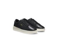 HUGO Sneakers in nappa con logo dorato - Style Neston_tenn_lt, 50563554 Nero 46