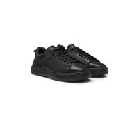 HUGO Sneakers in pelle con dettaglio logo rosso - Style Blake_Tenn_lt_N, 50499261 Nero 39