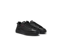 HUGO Sneakers in pelle liscia con loghi a contrasto - Style Blake_Tenn_lt_N, 50499261 Nero 47
