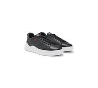 HUGO Sneakers in pelle liscia con loghi a contrasto - Style Blake_Tenn_lt_N, 50499261 Nero 48