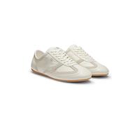 HUGO Sneakers low-top in pelle e pelle scamosciata - Style Mystie_Lowp_nysdalt, 50557871 Bianco 36