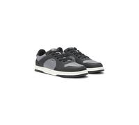 HUGO Sneakers low-top in similpelle - Style Hadrian_Tenn_sfpuny, 50541700 Nero / Grigio 41