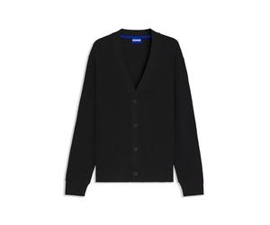 Hugo Sonnick Knitted_Cardigan da Uomo, 001 Nero, L