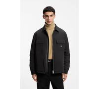 HUGO Sovracamicia oversize in tela idrorepellente - Style Edontos, 50570487 Nero XXL