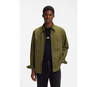 HUGO Sovracamicia oversize in twill di cotone spazzolato - Style Eblo_1, 50570747 Calce XXL