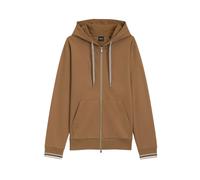 Hugo, ,Sweatshirts & Hoodies ,Uomo ,Beige ,M Felpa con cappuccio e zip con coulisse fantasia