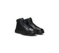 HUGO Stivali high-top in pelle martellata - Style Urian_hito_grlt, 50548692 Nero 46