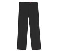 HUGO Pantaloni slim fit in tessuto crêpe con dettaglio D-ring - Style Hilando-3, 50561514 Nero 46