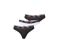 HUGO String nero / bianco Donna HUGO XS nero / bianco