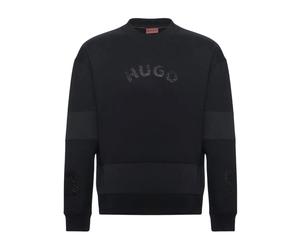 Hugo, ,Sweatshirts & Hoodies ,Uomo ,Nero ,S Felpa nera Pulls & Gilets