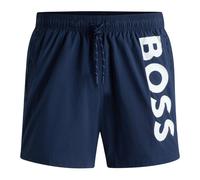 Hugo, ,Swimwear ,Uomo ,Blu ,2XL Boxer regolabili in tessuto ad asciugatura rapida