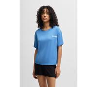 HUGO T-shirt del pigiama relaxed fit in jersey elasticizzato con logo a contrasto - Style UNITE_T-SHIRT, 50490707 Celeste XL