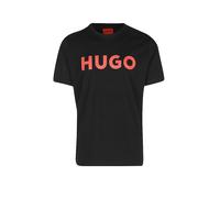 HUGO Maglietta 'Dulivio' rosso / nero, Taglia M