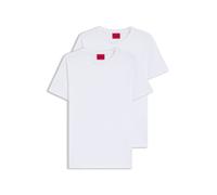 HUGO T-shirt in confezione da due - Style HUGO-Round, 50325440 Bianco L