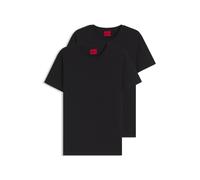 HUGO T-shirt in confezione da due - Style HUGO-Round, 50325440 Nero L