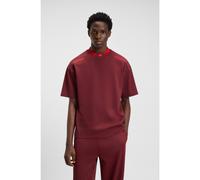 HUGO T-shirt in cotone HUGO x RB con dettagli e loghi - Style Dydall_RB, 50549604 Rosso scuro S