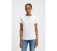 HUGO T-shirt in jersey di cotone con dettaglio del marchio sul retro - Style The Plain Tee, 50417212 Bianco XS