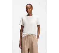 HUGO T-shirt in jersey di cotone con logo scritto a mano ricamato - Style Damacia_7, 50561233 Colore neutro XS