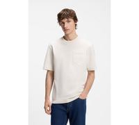 HUGO T-shirt in jersey di cotone con tasca applicata ed etichetta con logo - Style Nestite, 50549108 Colore neutro XL