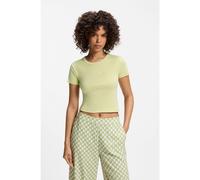 HUGO T-shirt in misto cotone con logo ricamato - Style Delanor_3, 50568725 Calce S