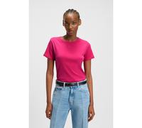 HUGO T-shirt in misto cotone con logo scomposto ricamato - Style Deloris, 50512002 Rosa XL
