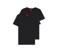 HUGO T-Shirt, Nero (Black 001), Medium Uomo