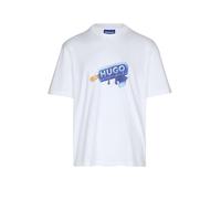 HUGO T-Shirt NOGLASY bianco | XS