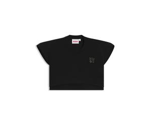 HUGO T-shirt per bambini dalla vestibilità morbida realizzata in cotone con logo borchiato - Style G00398/09B04A, G00398 Nero 126