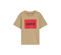 HUGO T-shirt per bambini in cotone con logo - Style G00572/10P04A, G00572 Beige 102