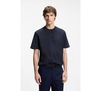 HUGO T-shirt relaxed fit con dettaglio logo al centro - Style Dapolino, 50488330 Blu scuro S