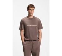 Hugo Datrik 10273257 Red Short Sleeve T-shirt Marrone XS Uomo
